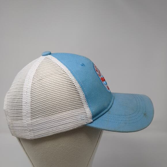 Chicago Dogs Snapback Trucker Hat Blue OS Adjustable Embroidered BWM Global - Picture 5 of 9